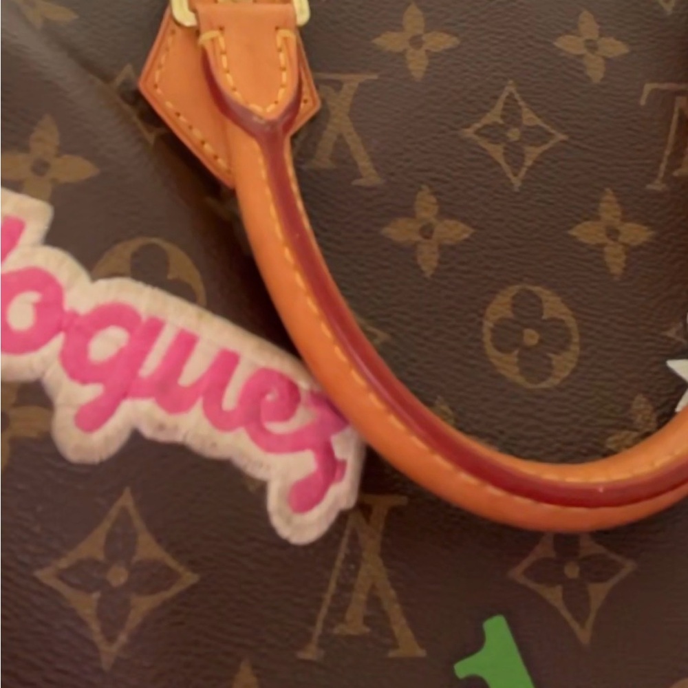 Louis Vuitton Monogram Speedy 30 with Colorful Patches - Picture 11 of 13